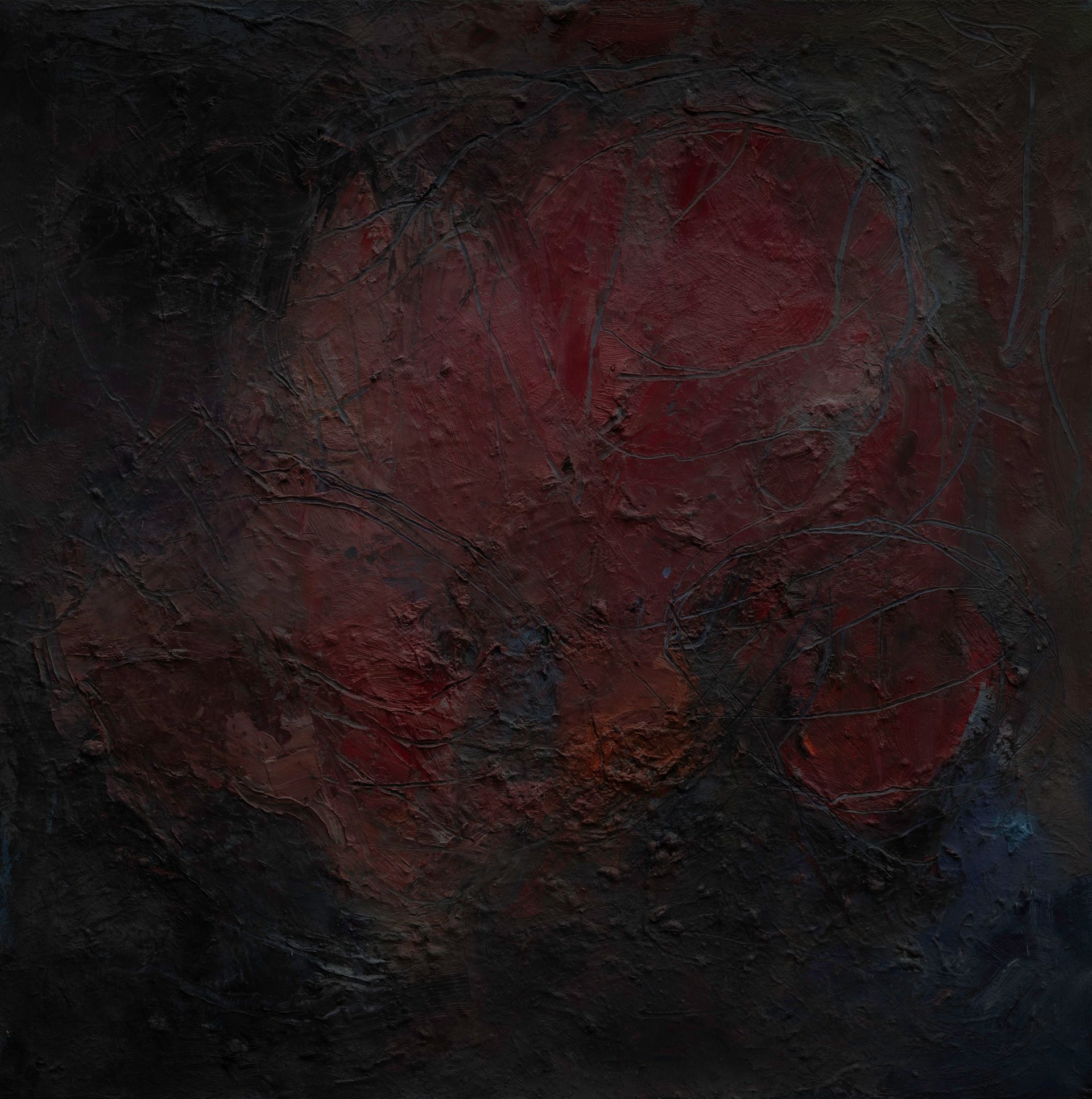 Arbeit in Mischtechnik des Künstlers Walter Mack zum Thema Abstraktion