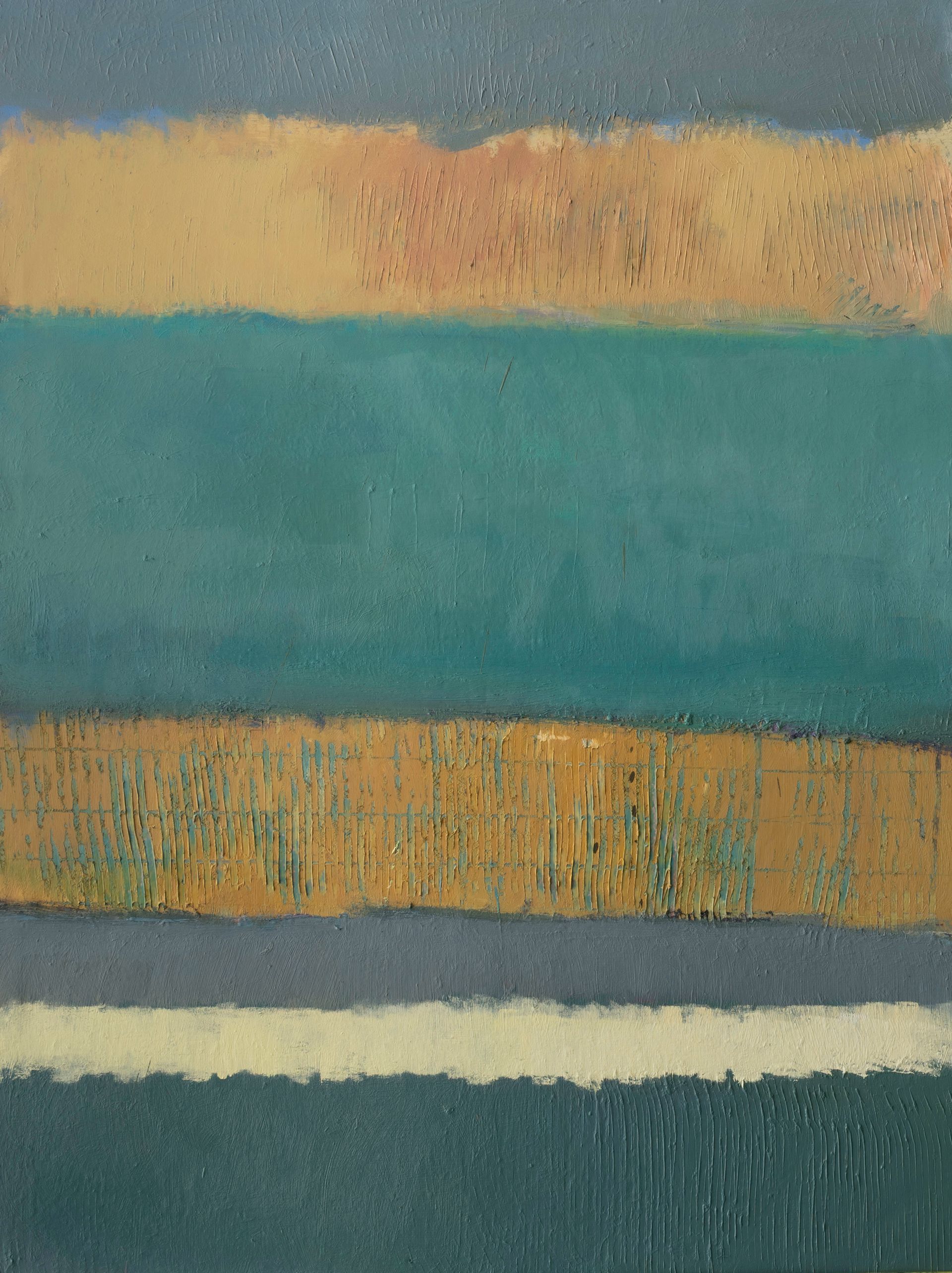 Arbeit auf Papier des Künstlers Walter Mack zum Thema Abstraktionen durch Stripes