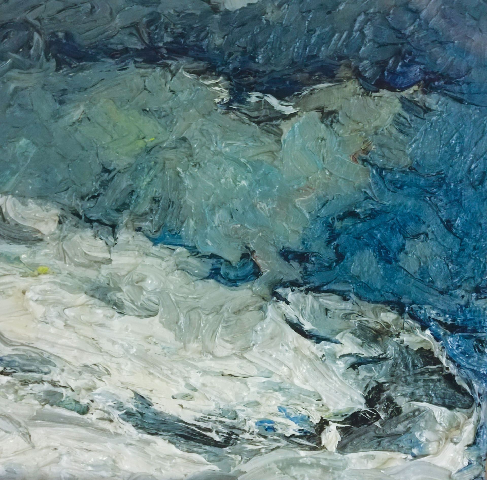 Ölbild  von Walter Mack aus der Serie Innerland, 2022