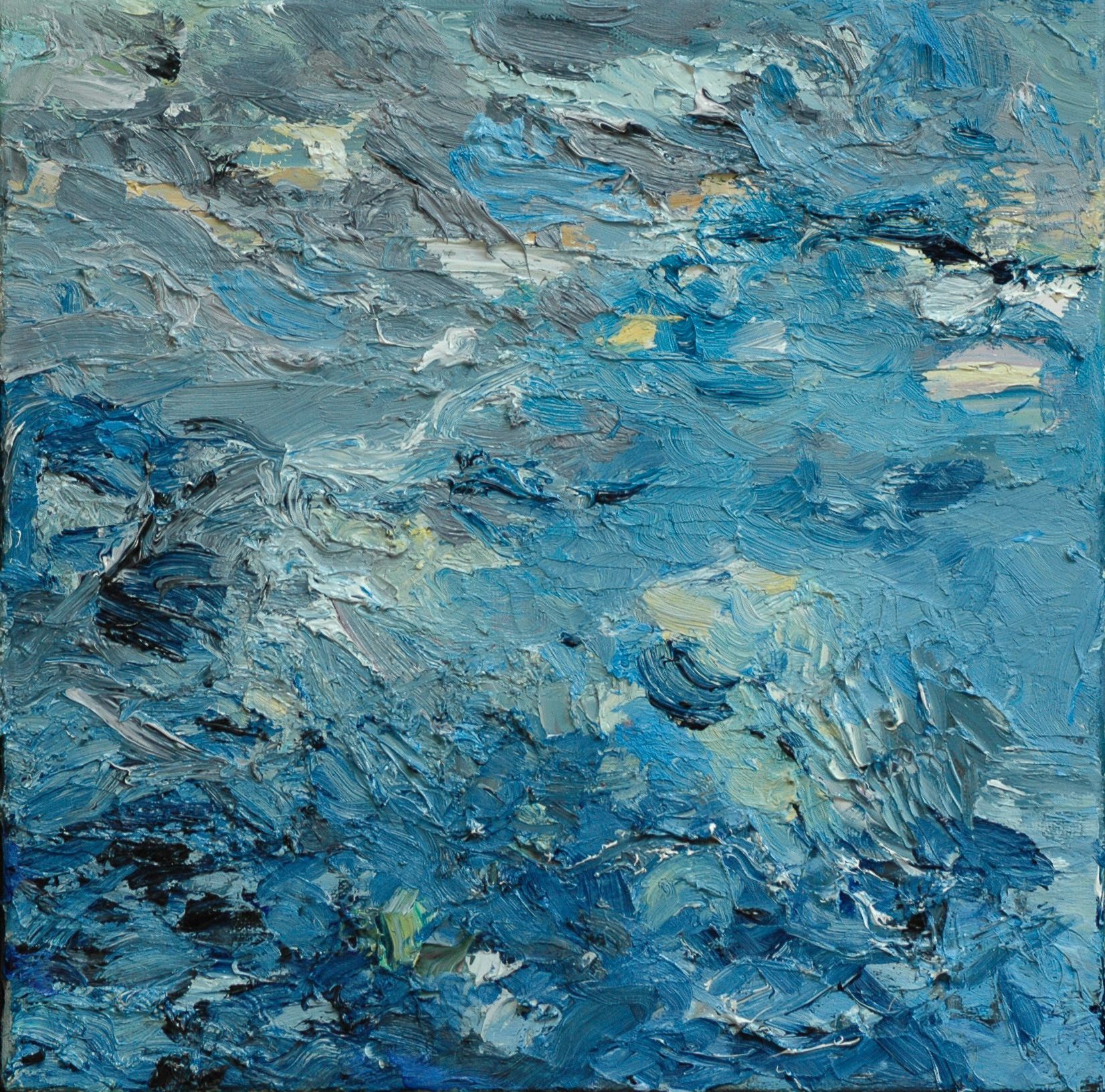 Ölbild  von Walter Mack aus der Serie Innerland, 2022
