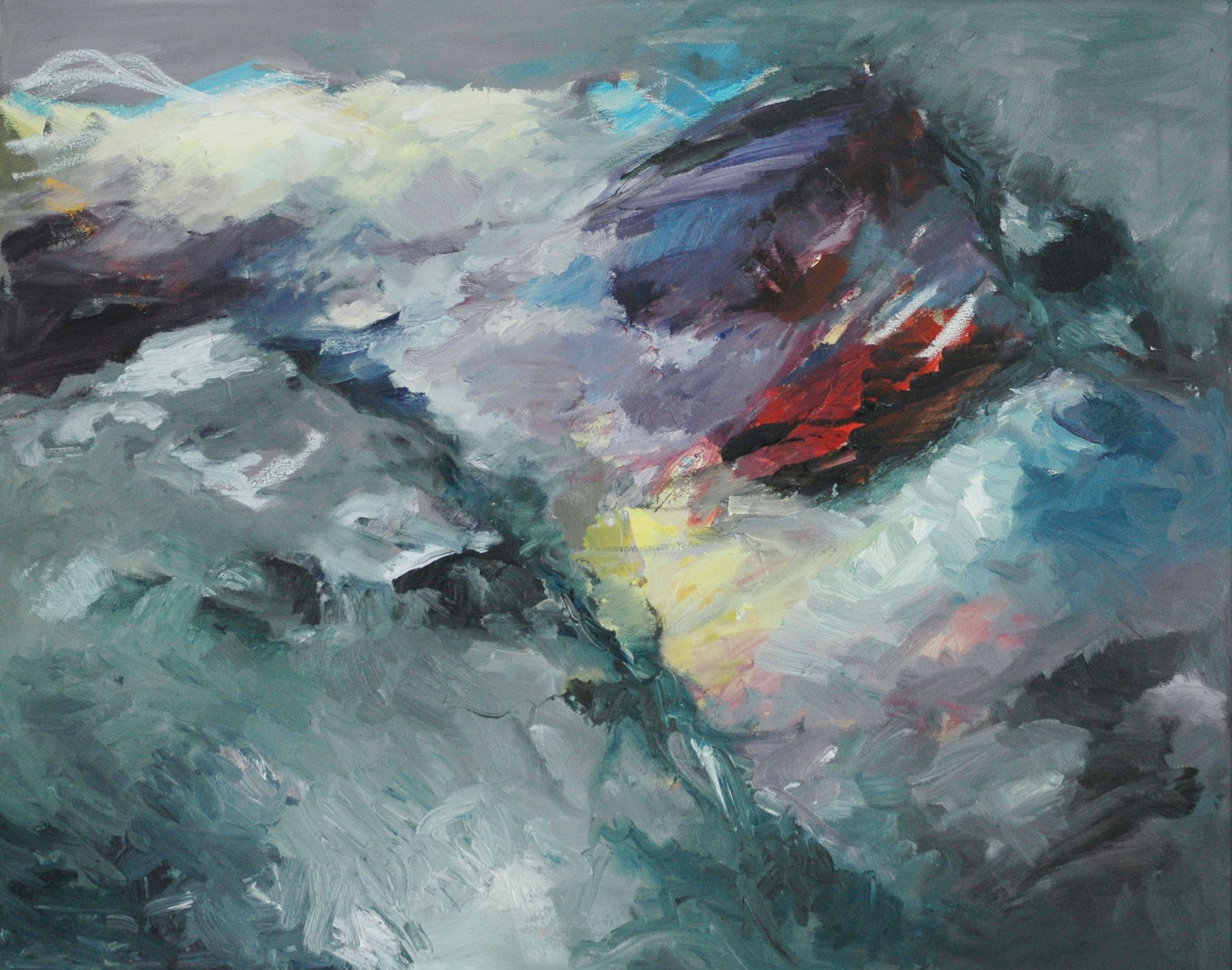 Gemälde Öl auf Leinwand von Walter Mack