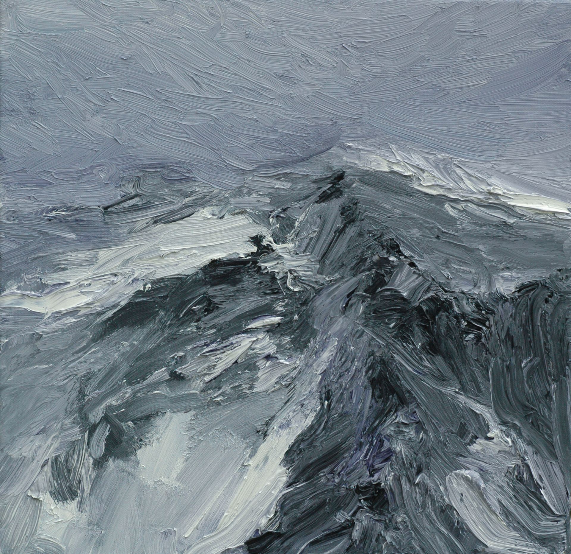 Ölbild  von Walter Mack aus der Serie Innerland, 2022