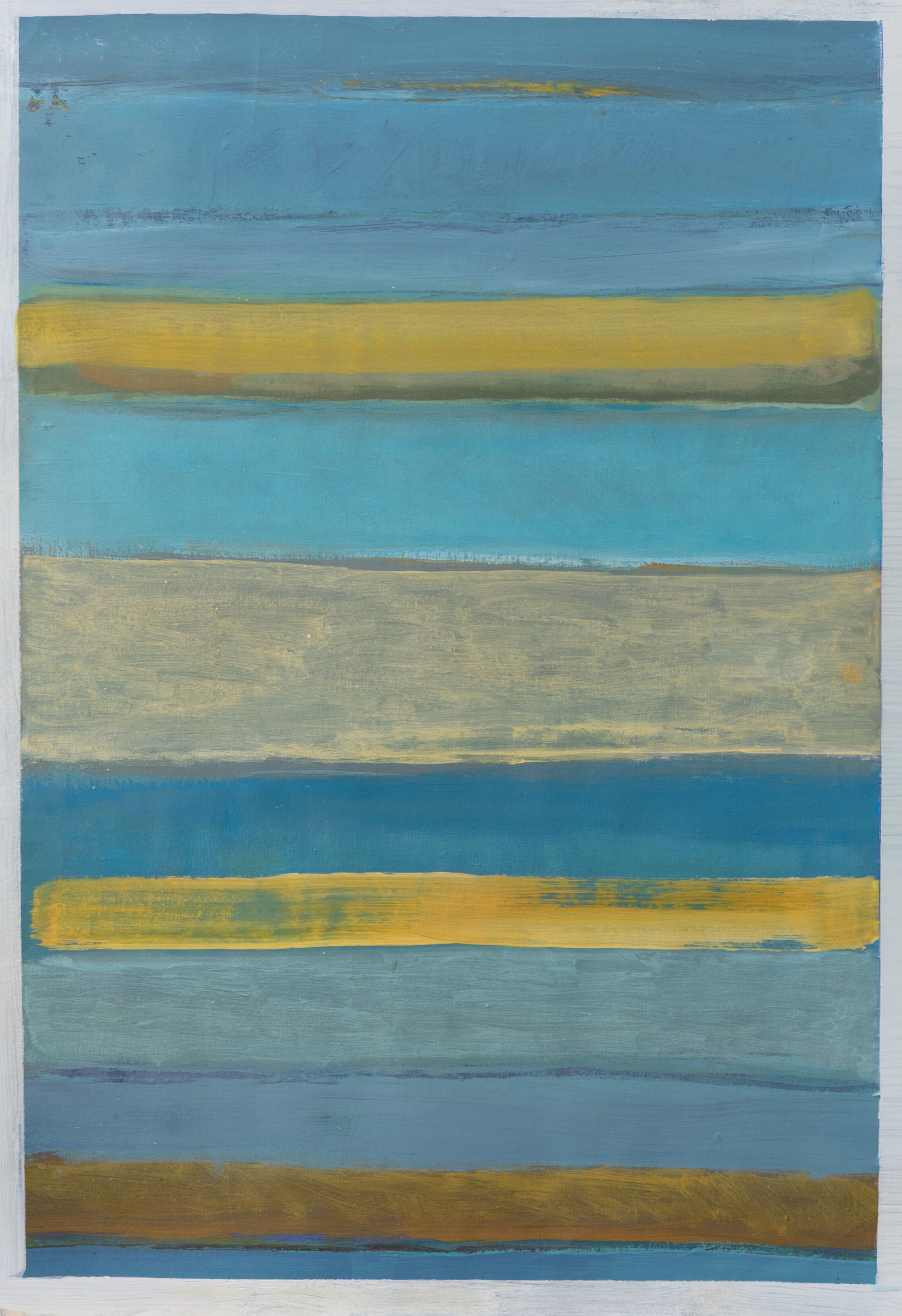 Arbeit auf Papier des Künstlers Walter Mack zum Thema Abstraktionen durch Stripes