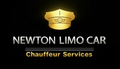 A logo for newton limo car chauffeur services