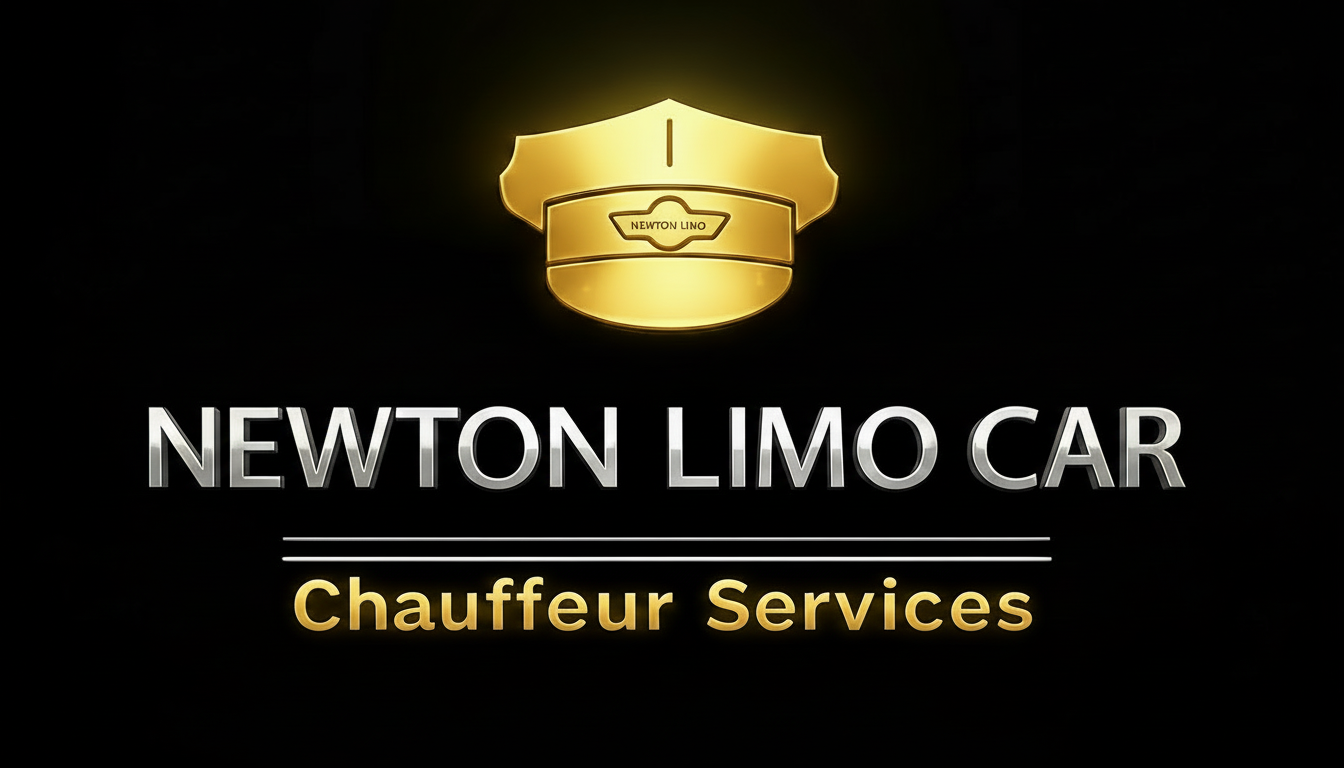 A logo for newton limo car chauffeur services