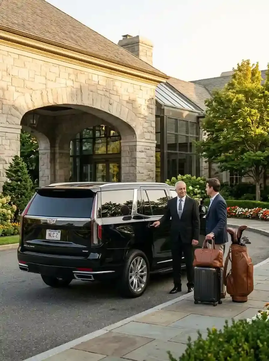 Traveler using private black car service from Littleton to Boston Logan International Airport