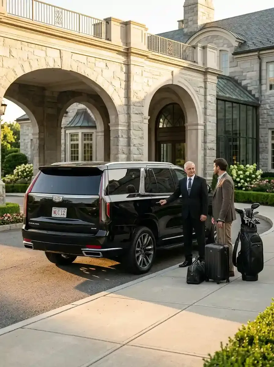 Traveler using private black car service from Salem to Boston Logan International Airport