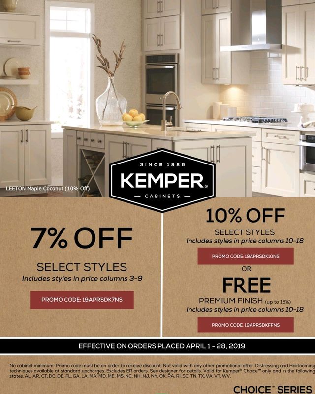 Kemper Cabinet Spring Savings
