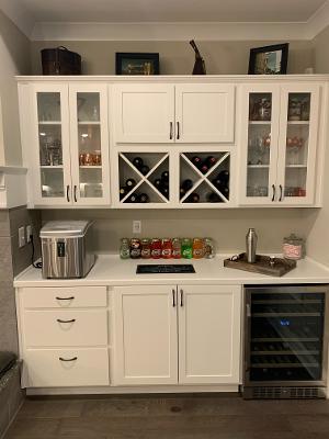 White Kitchen Countertop After — Knoxville, TN — Kitchen Sales