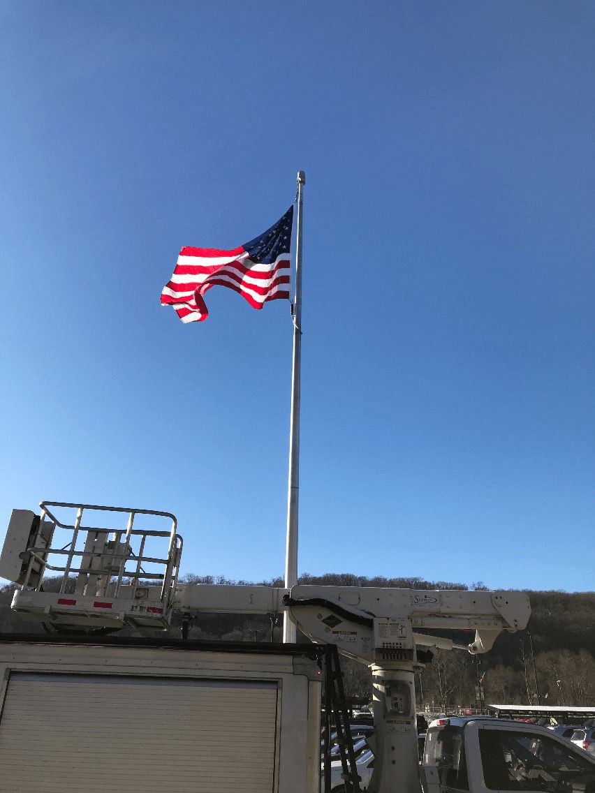 FLAGPOLE REPAIR T&J Electrical Associates Serving Albany, Clifton