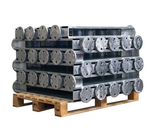 Bracci in ferro per carpenteria realizzati da Cesari srl di Recanati