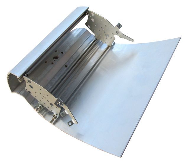 Estrusi in alluminio tagliato realizzato da Cesari srl di Recanati