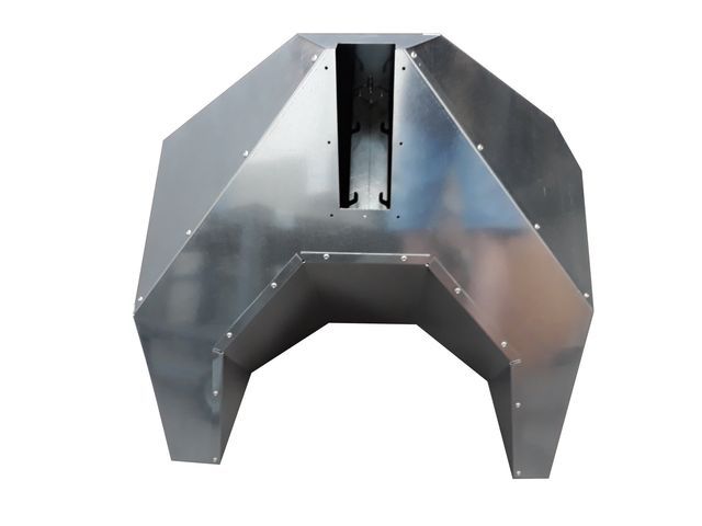 Serbatoio per pellet sagomato realizzato da Cesari srl di Recanati