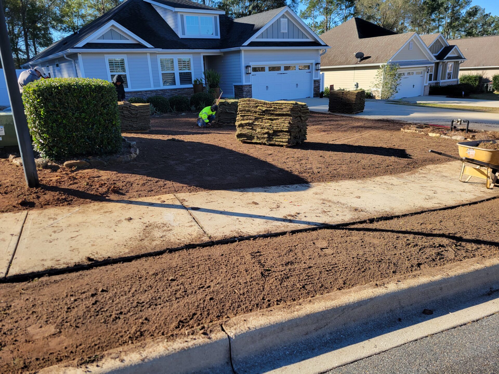 Lawn In Progress — Thomasville, GA — HS Landscapes LLC