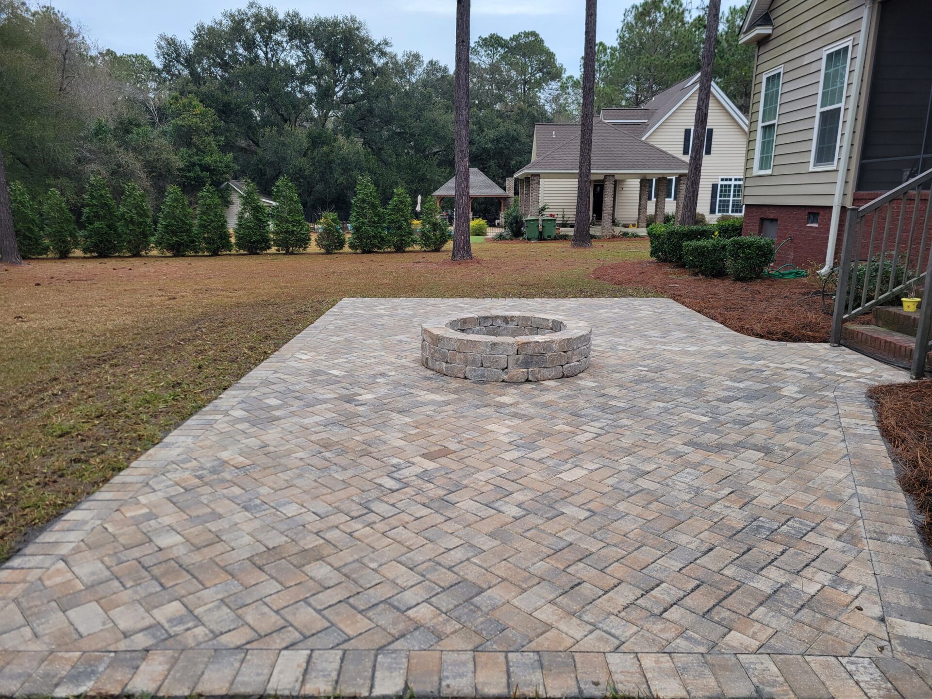 Patio Fireplace — Thomasville, GA — HS Landscapes LLC
