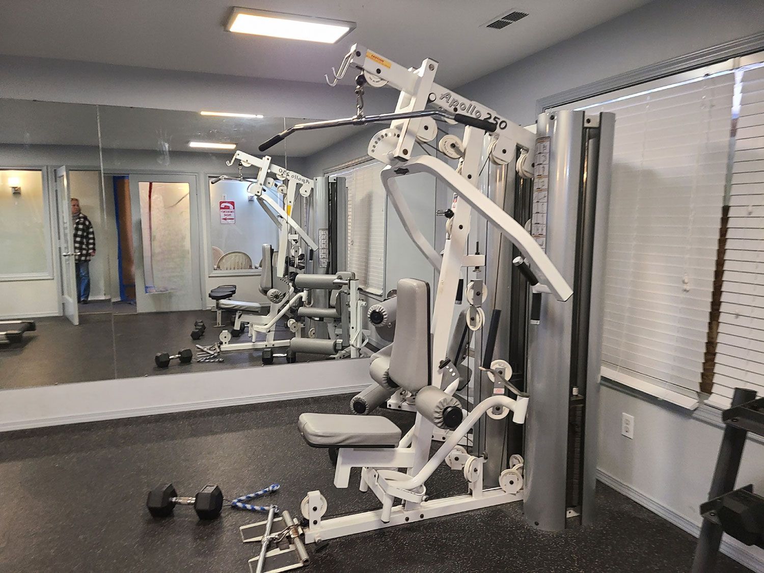 Interior of a Gym with Exercise Equipment