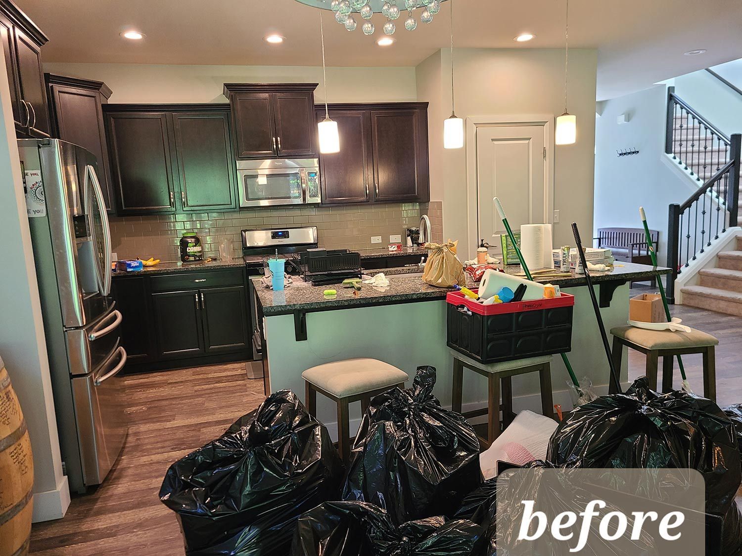 Before Cleaning the Home Kitchen
