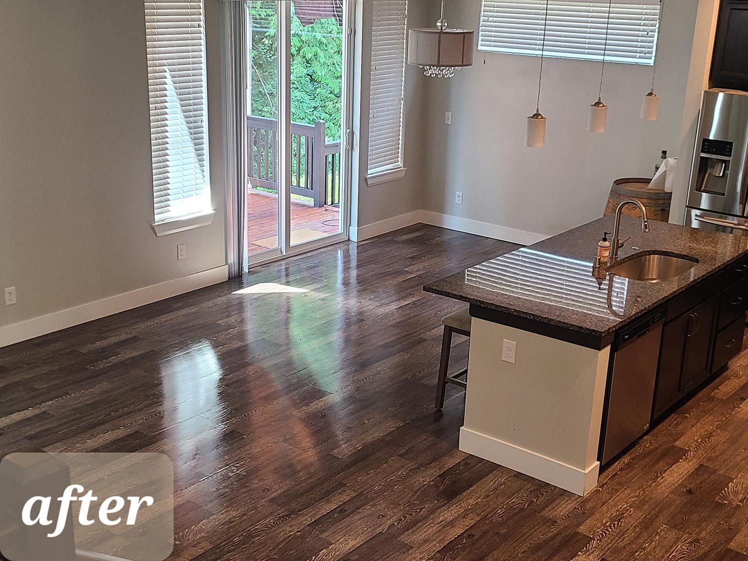 After Cleaning the Home Kitchen