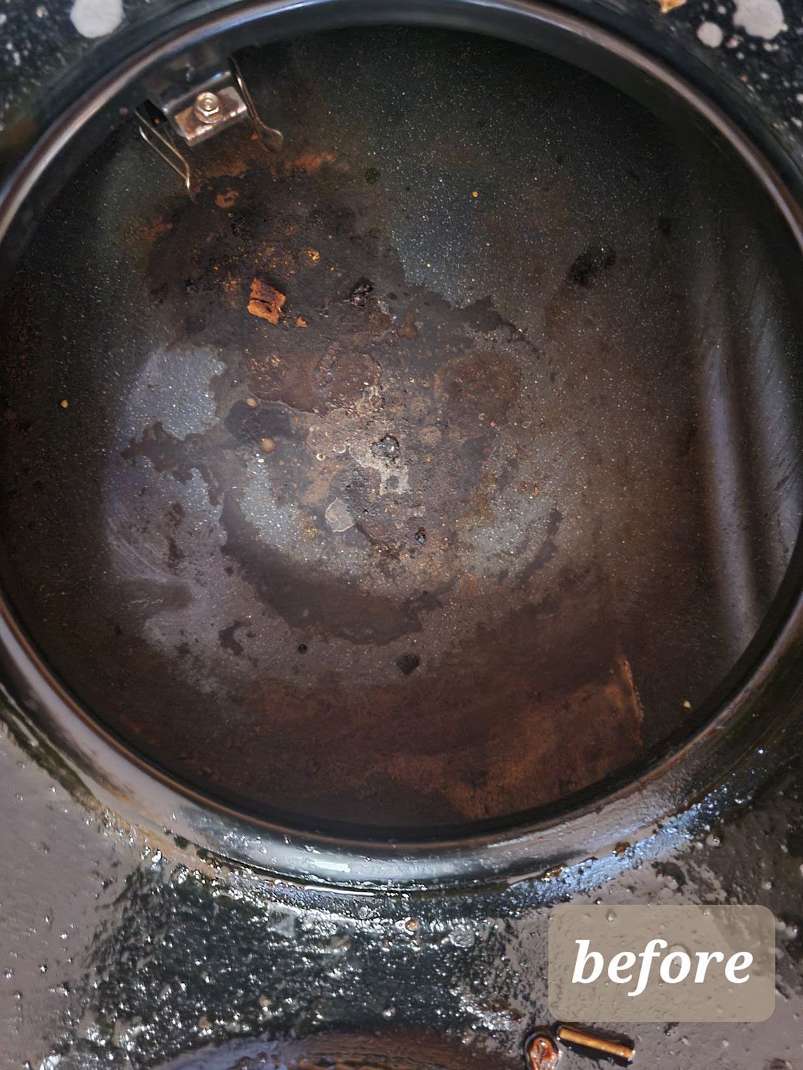 Before Cleaning the Stovetop Burner