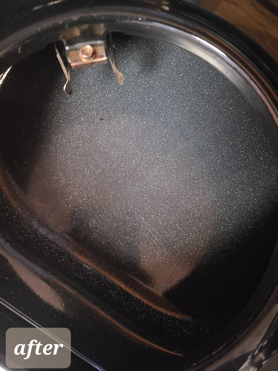After Cleaning the Stovetop Burner