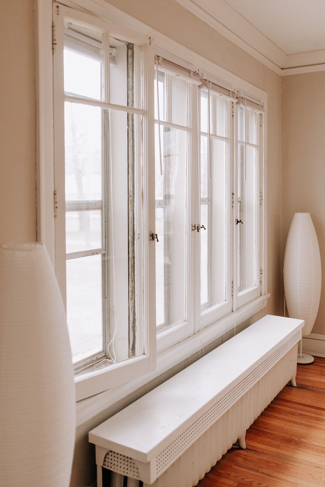 A set of vintage windows. South Minneapolis apartments by RightMove Properties.