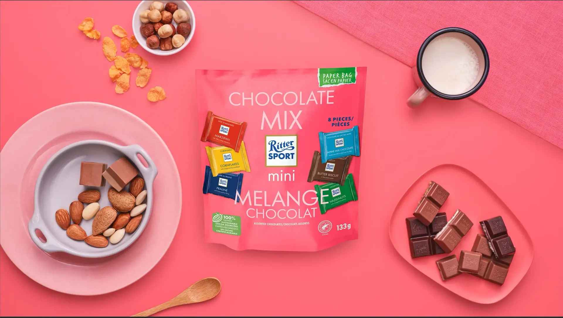 mini "Bunte T&uuml;te" Pouch | Chocolate Mix Pouch