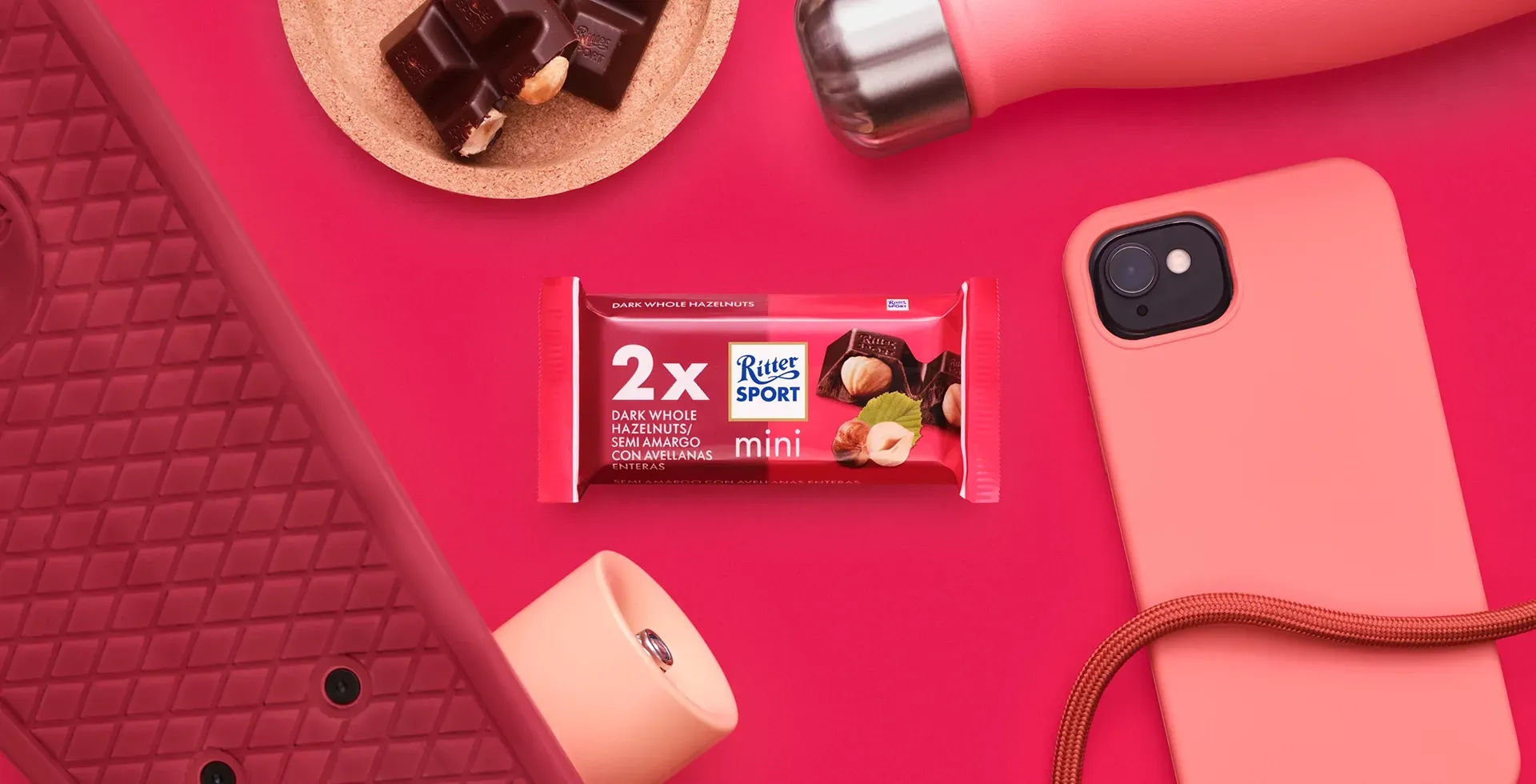 mini Twinpack Dark Whole Hazelnuts