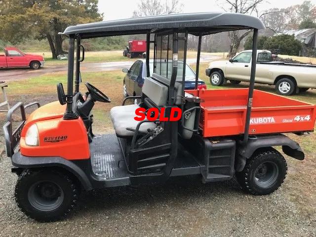 2009 Kubota RTV 1140 CPX utility vehicle for sale