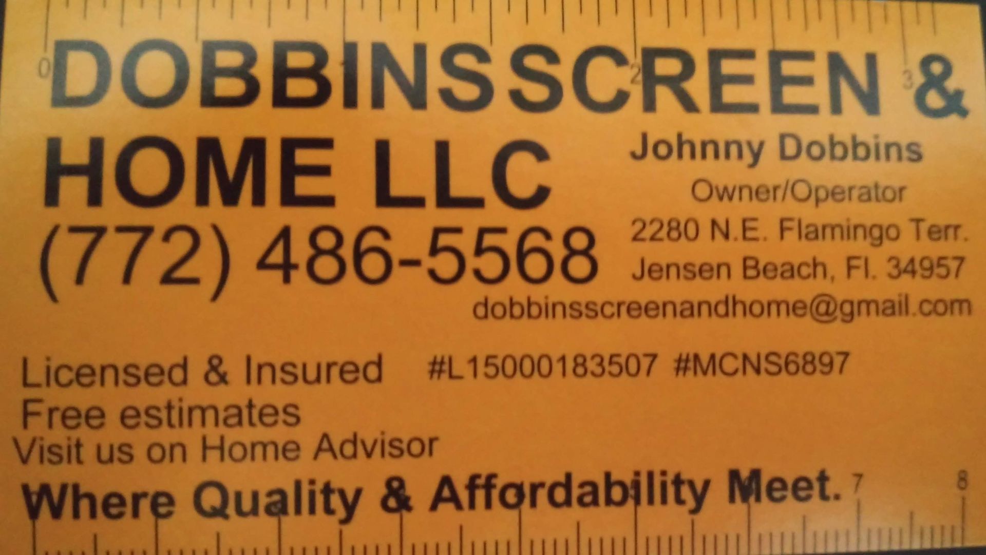 Dobbins Screen and Home L.L.C.