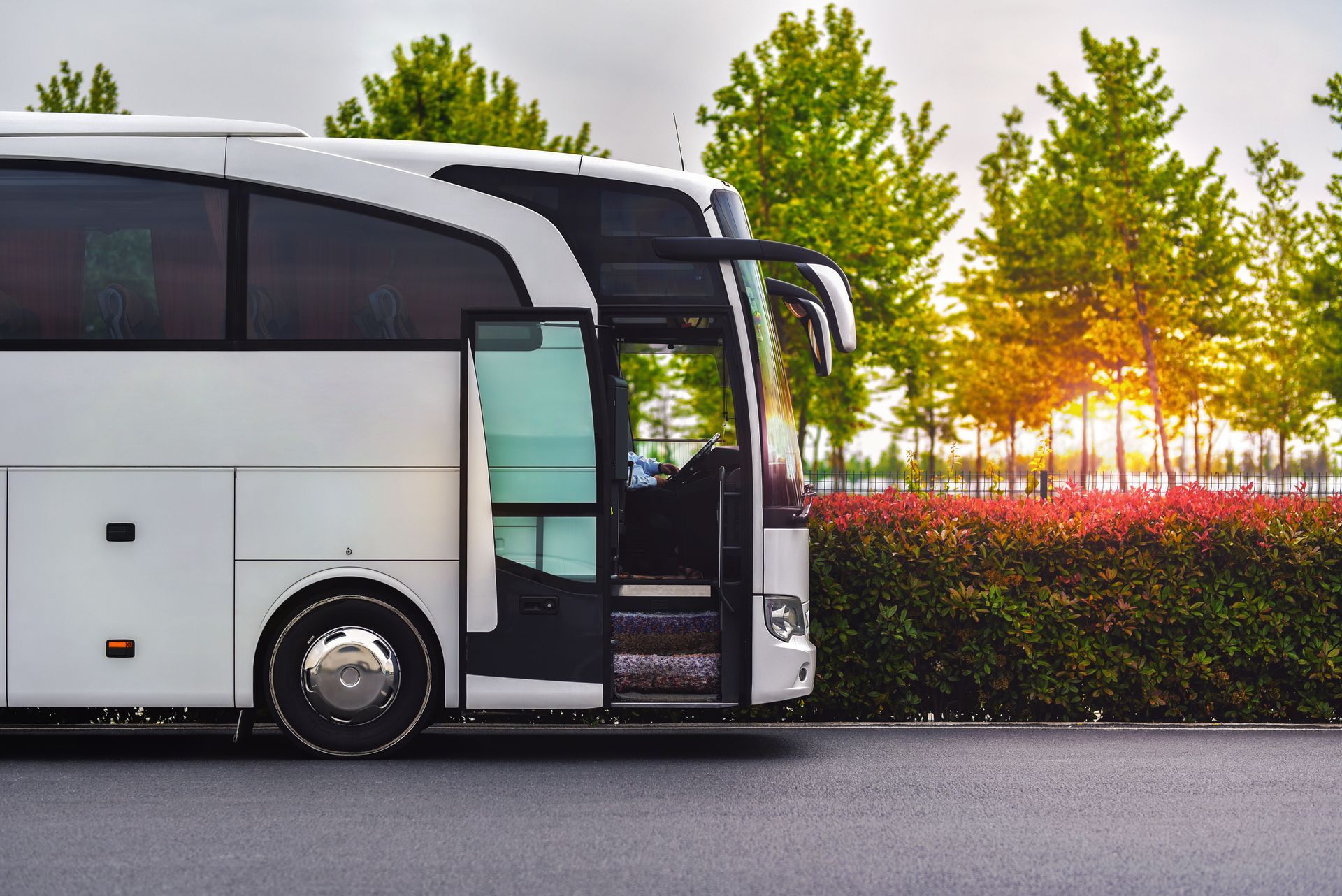 A private bus.