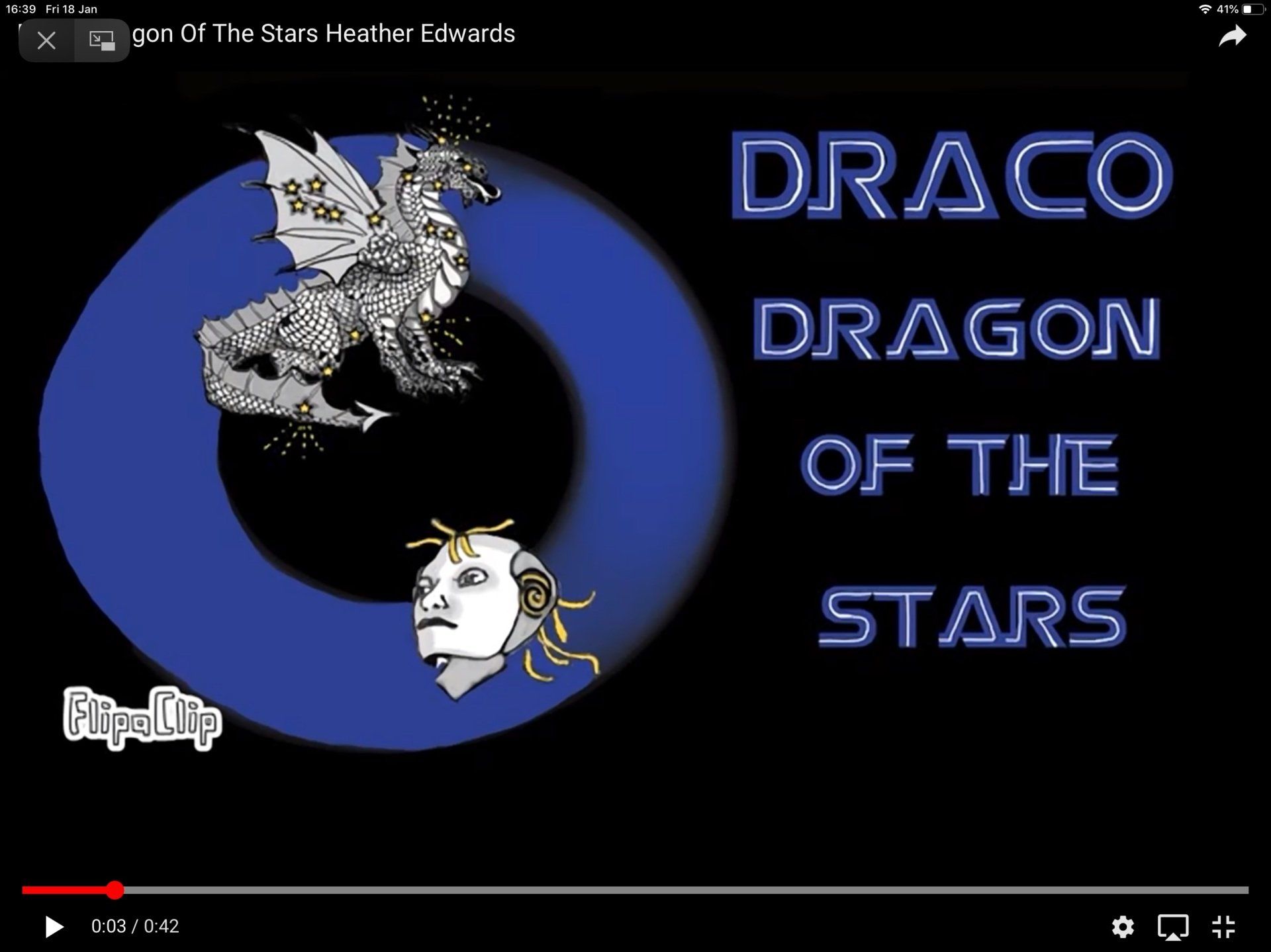 Draco Dragon Of the Stars Animation Heather Edwards
