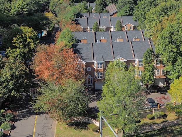 Embassy Towne Homes Aerial View