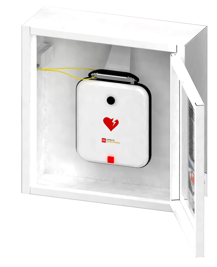 Defibrillatore nell'armadietto