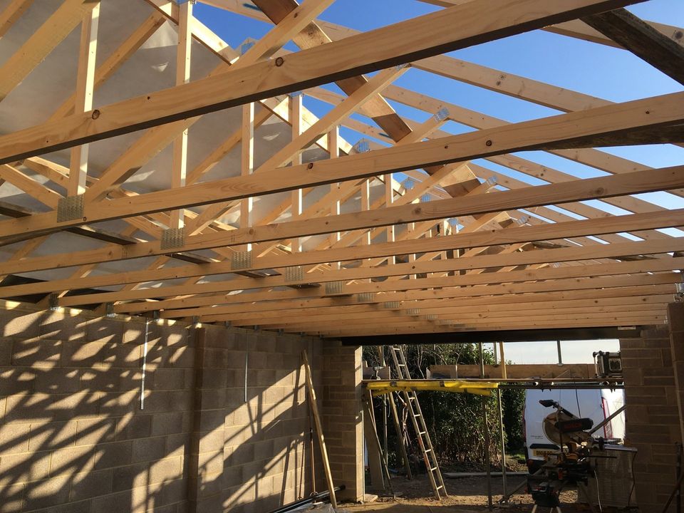 Garage build in Buckinghamshire