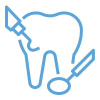 Icona di protesi dentarie