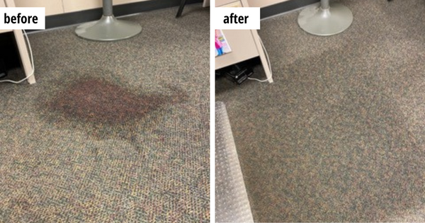 Carpet Cleaning job done by Superior Cleaning & Restoration