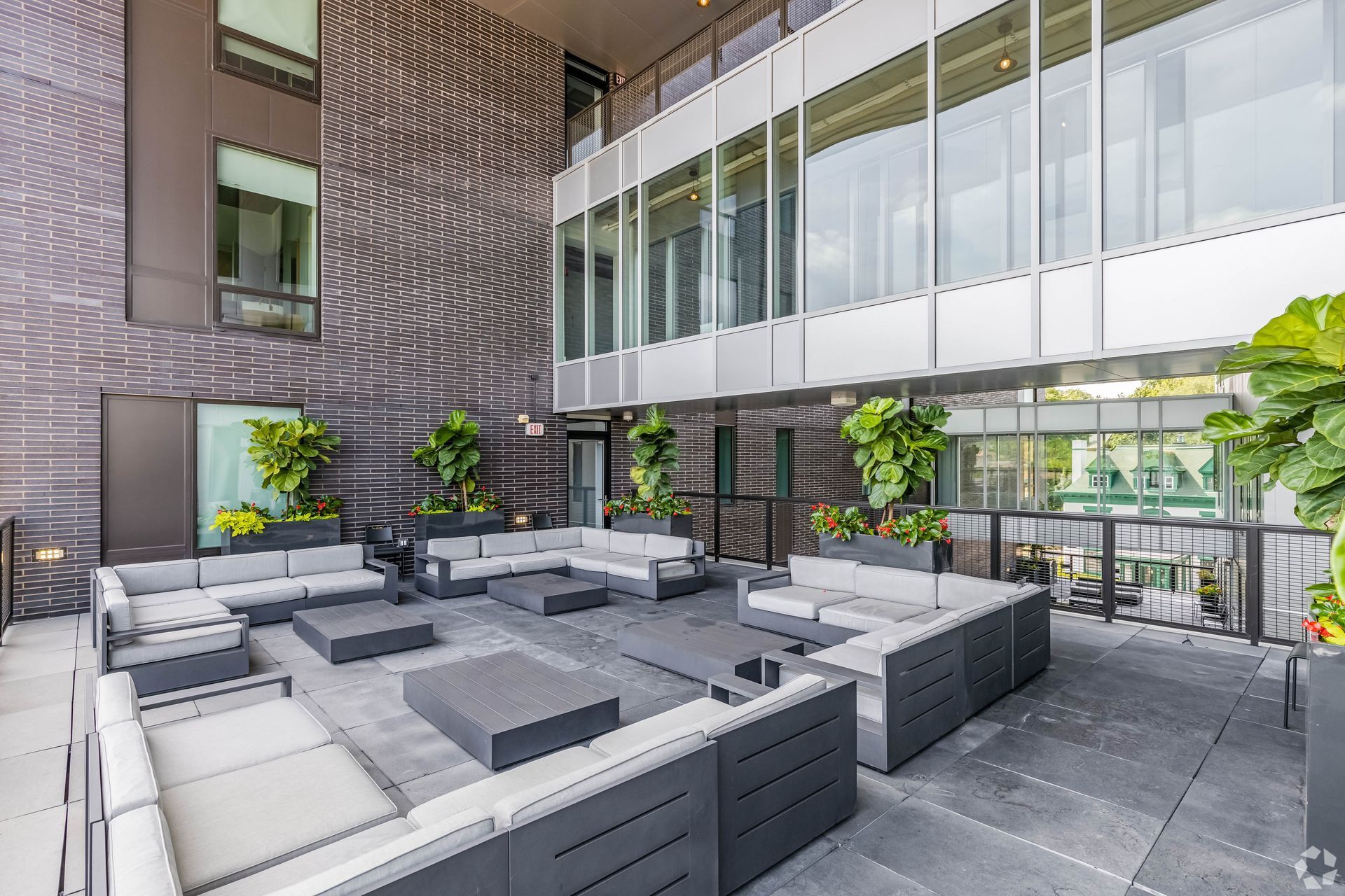 Photo of rooftop deck