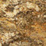 A close up of a granite counter top with a marble texture.