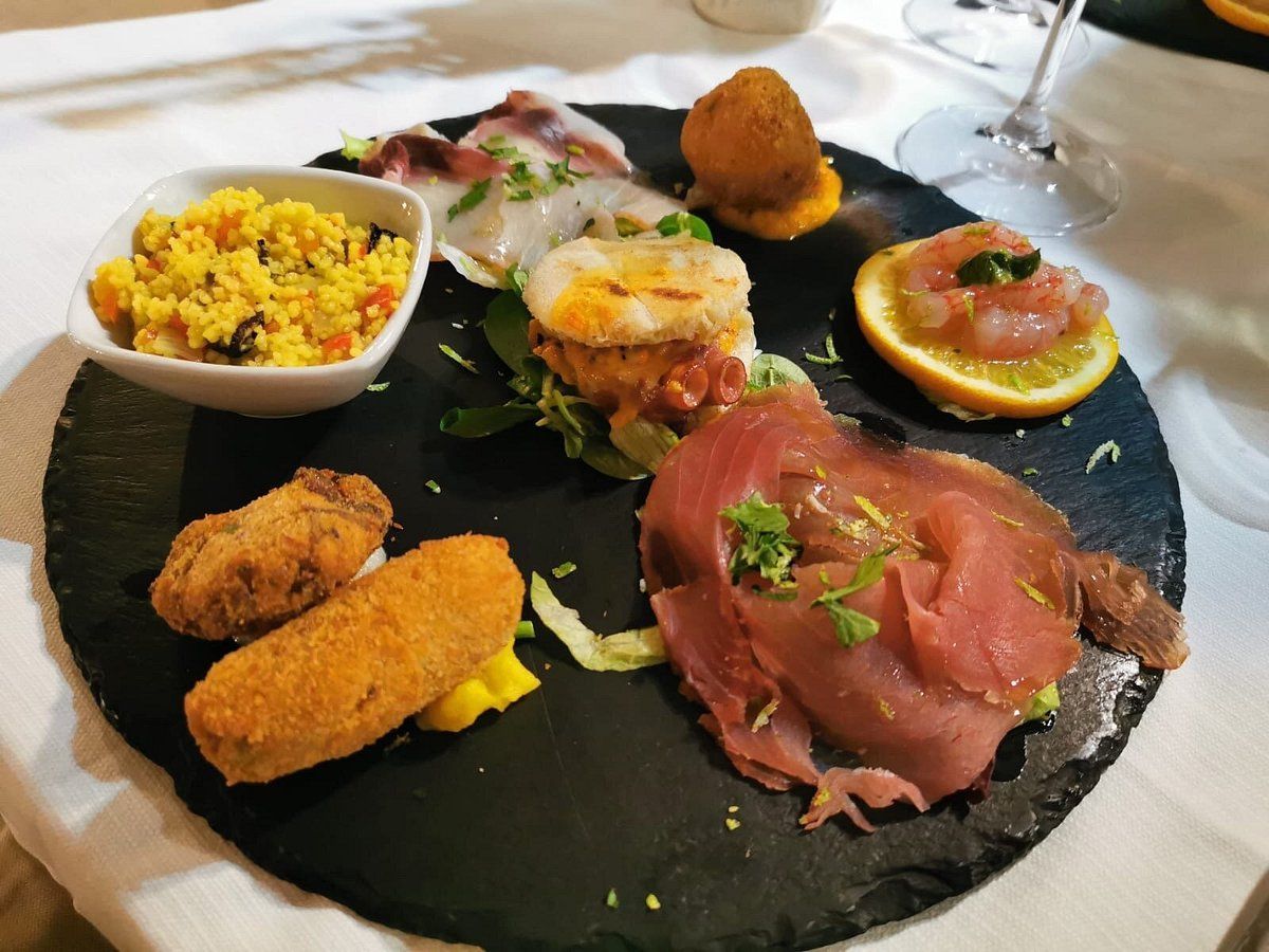 Cruditè di pesce e fritture