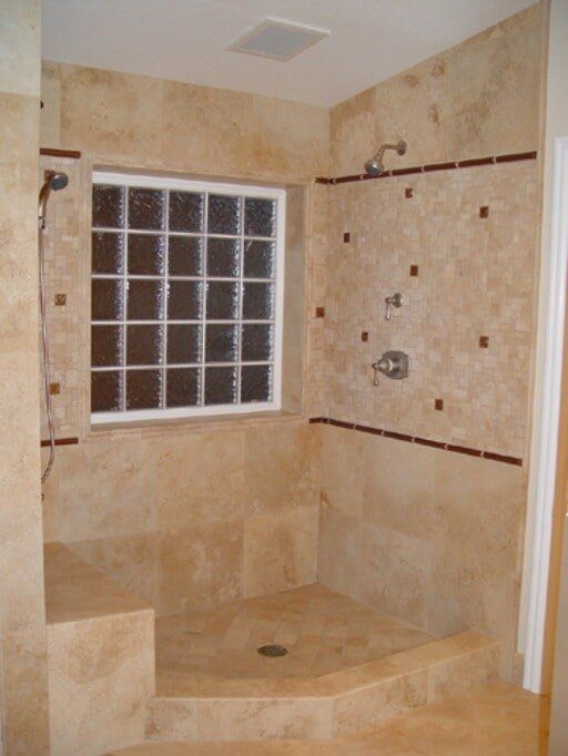 Remodeled shower - Bathroom Remodeling in Westmoreland County PA