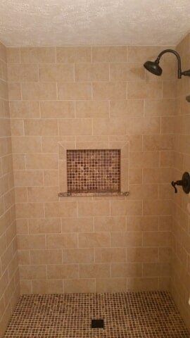 Tile shower - Bathroom Remodeling in Westmoreland County PA