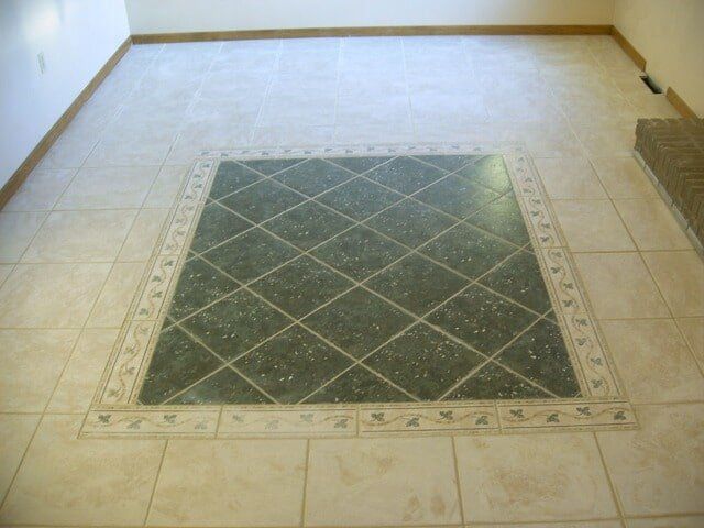 Patterned tile floor - Flooring in Westmoreland County PA