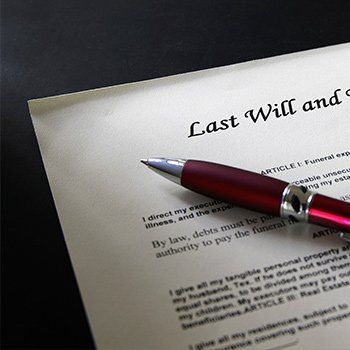 A will being processed by our wrongful death attorneys in Indianapolis, IN