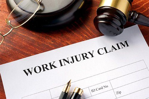 Work Injury Claim Form And Gavel