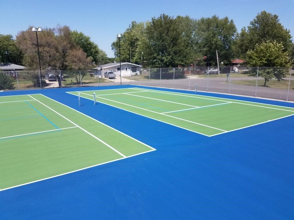 Two Tennis Courts — Nebraska City, NE — TCU Inc