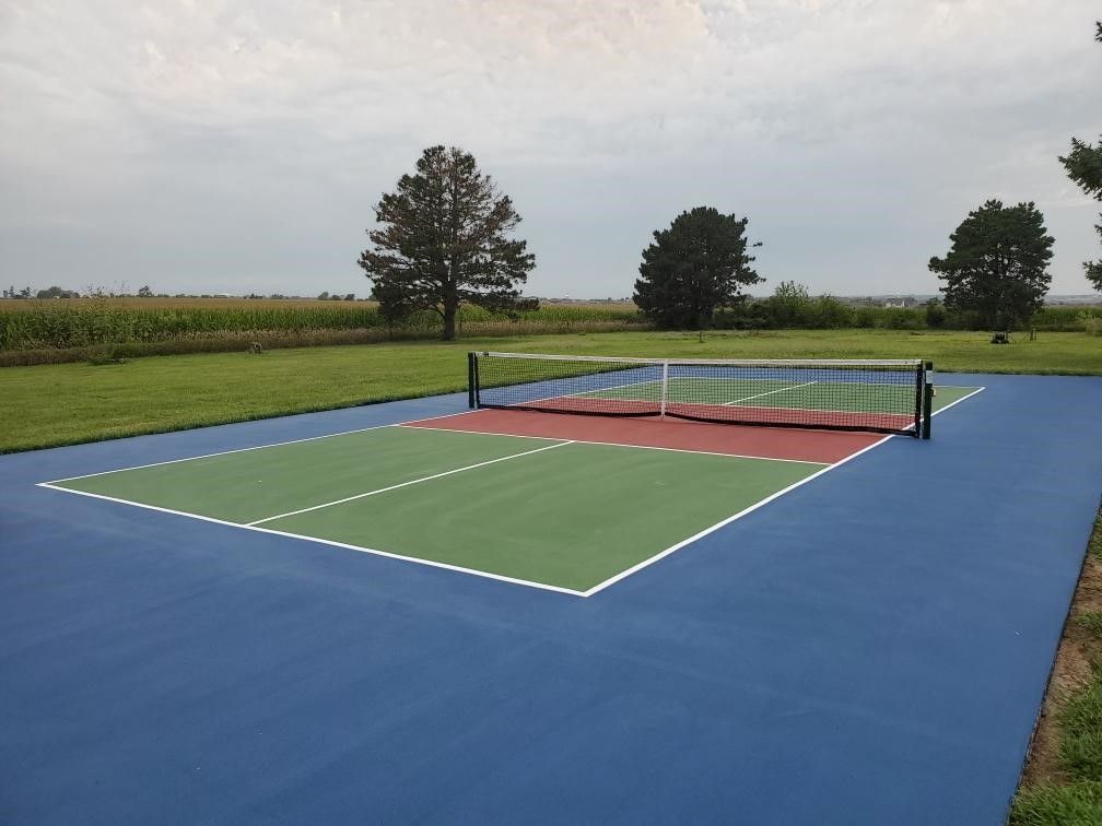 Blue, Green And Red Pickleball Court — Nebraska City, NE — TCU Inc