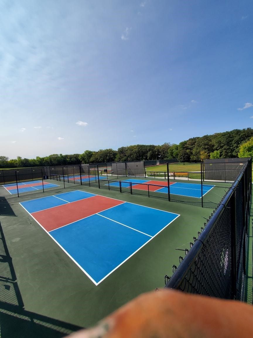 Blue And Red Colors Of Pickleball Courts — Nebraska City, NE — TCU Inc