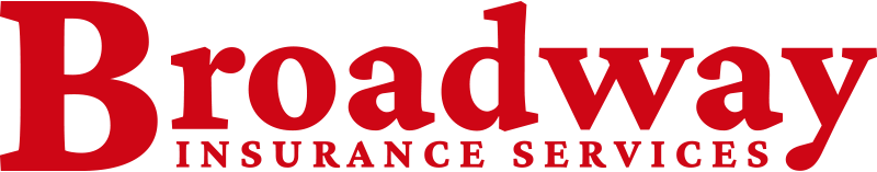 Broadway Insurance Services logo in red.