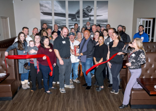 Ribbon Cuttng at Tailwinds Tavern in Hopedale