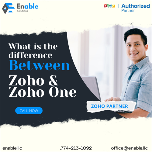 What is the difference between zoho and zoho one ?